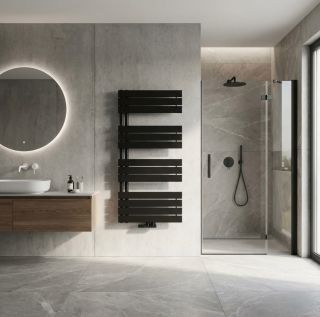 Tiszta vonalak, karnyújtásnyira lévő melegség. 🤍 A Cerano design radiátor valódi pihenőzónává varázsolja a fürdőszobát 🖤...